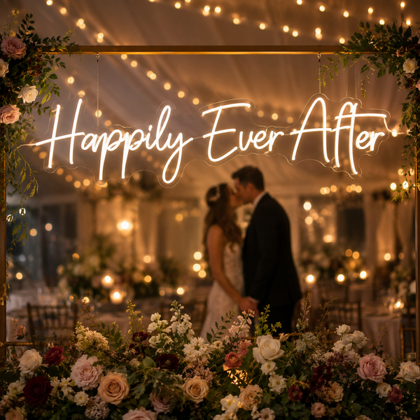 Happily Ever After — Néon LED mariage