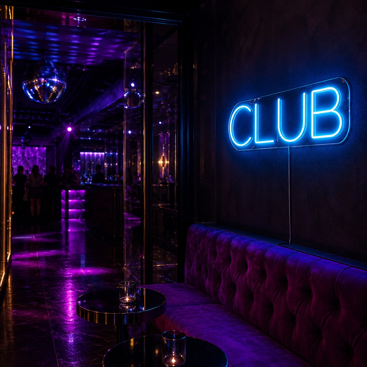 Néon LED Club pour nightclub et discothèque