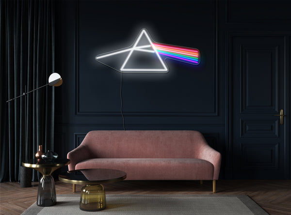 Pink floyd neon led deco