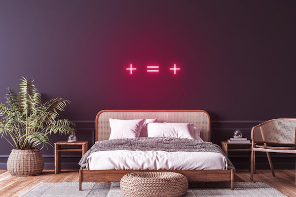 Neon led + = +