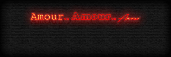 Choisir la typographie de votre néon.