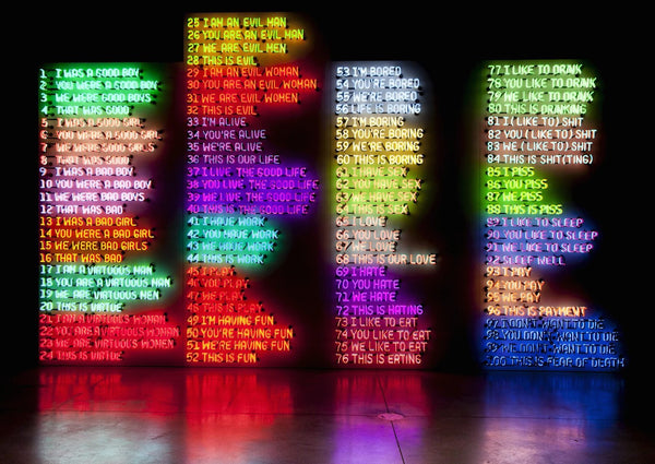 Les néons dans l'art