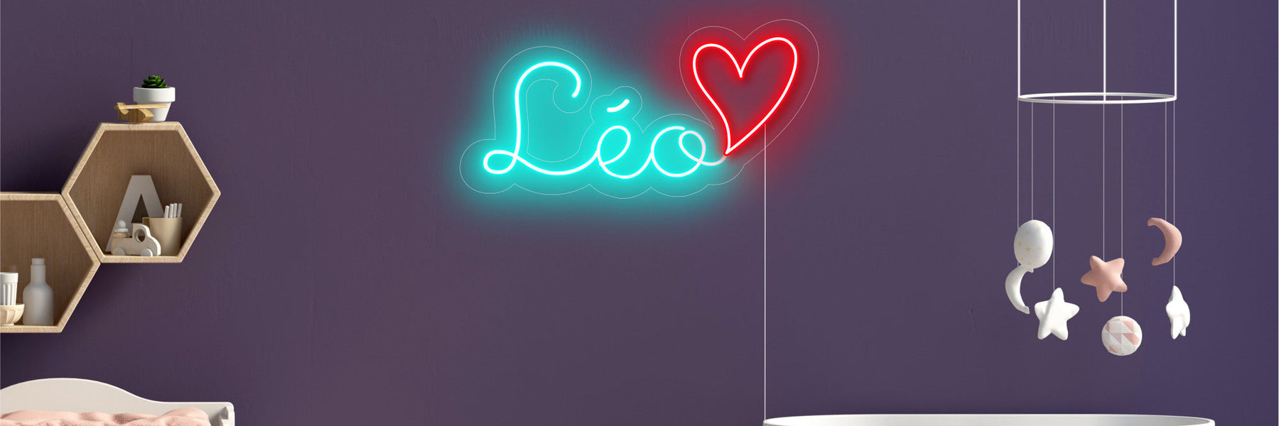 Un néon led avec le prénom de votre enfant?