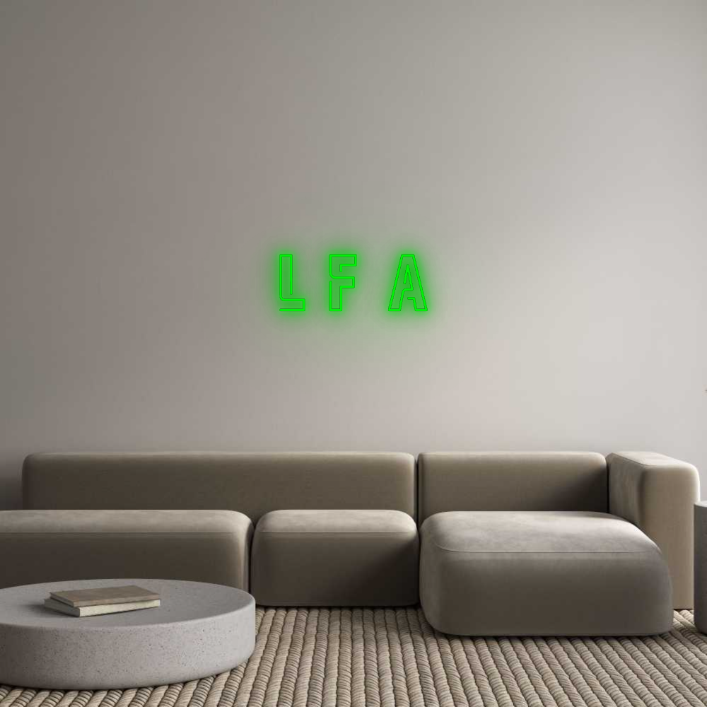 Custom Neon: l f a