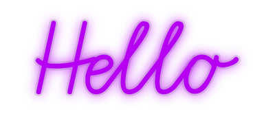 Custom Neon: Hello