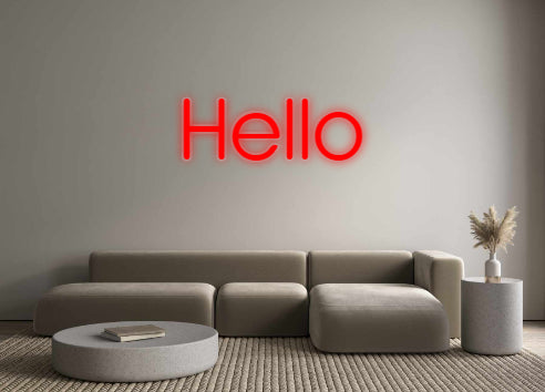 Custom Neon: Hello