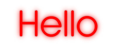 Custom Neon: Hello