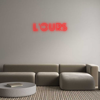 Custom Neon: L'ours