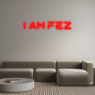 Custom Neon: I AM FEZ