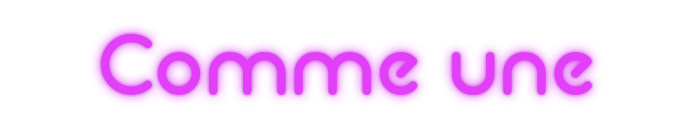 Custom Neon: Comme une