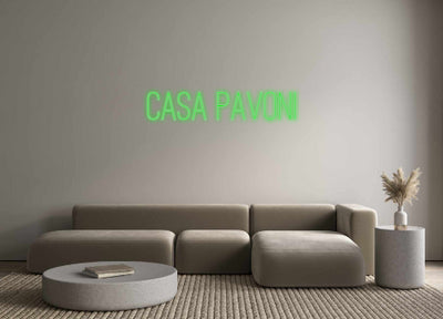 Custom Neon: Casa Pavoni