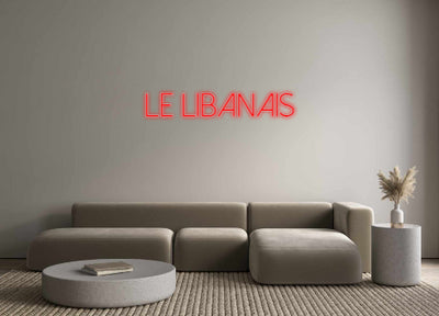 Custom Neon: Le Libanais