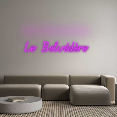 Custom Neon: Le Belvédère