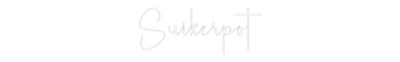 Custom Neon: Suikerpot