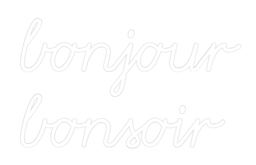 Custom Neon: bonjour
bons...