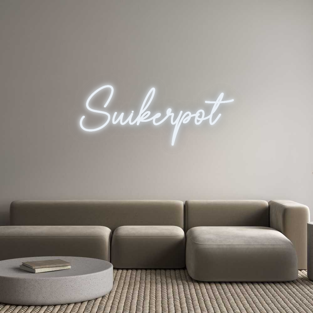Custom Neon: Suikerpot