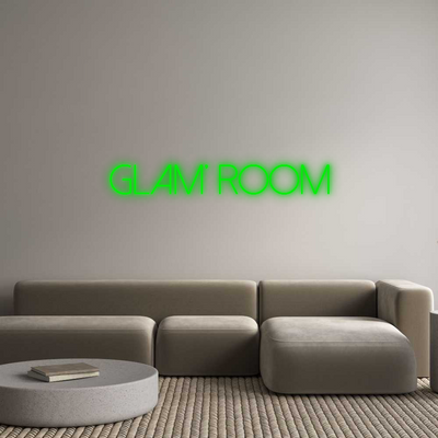 Custom Neon: GLAM' ROOM