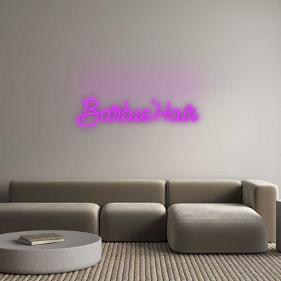 Custom Neon: Barbie'Hair