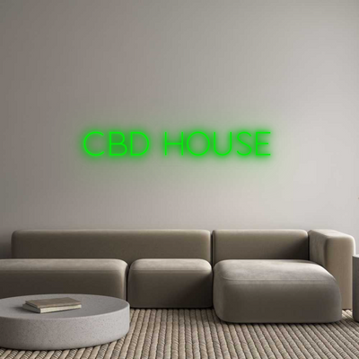 Custom Neon: CBD HOUSE