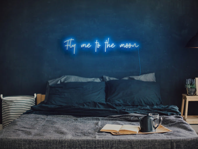 Fly Me To The Moon Neon deco led
