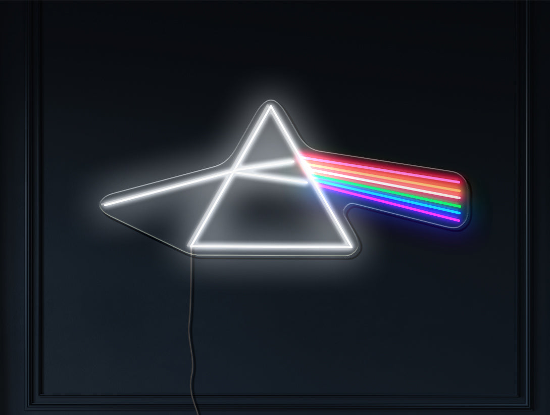 Pink Floyd Dark side the moon - Néon décoratif ⚡ Lightmyneon
