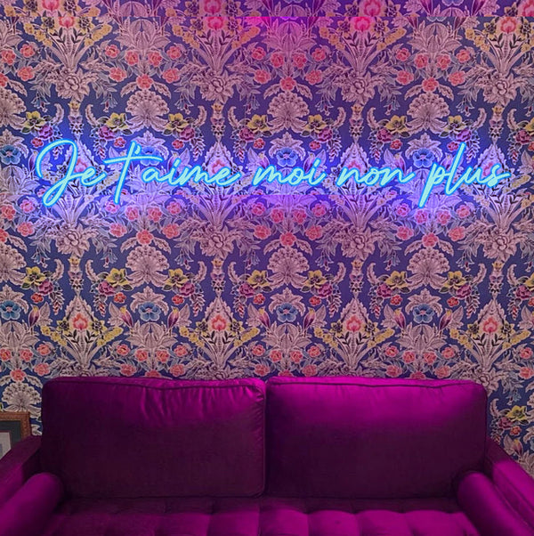 Je t'aime moi non plus neon deco led