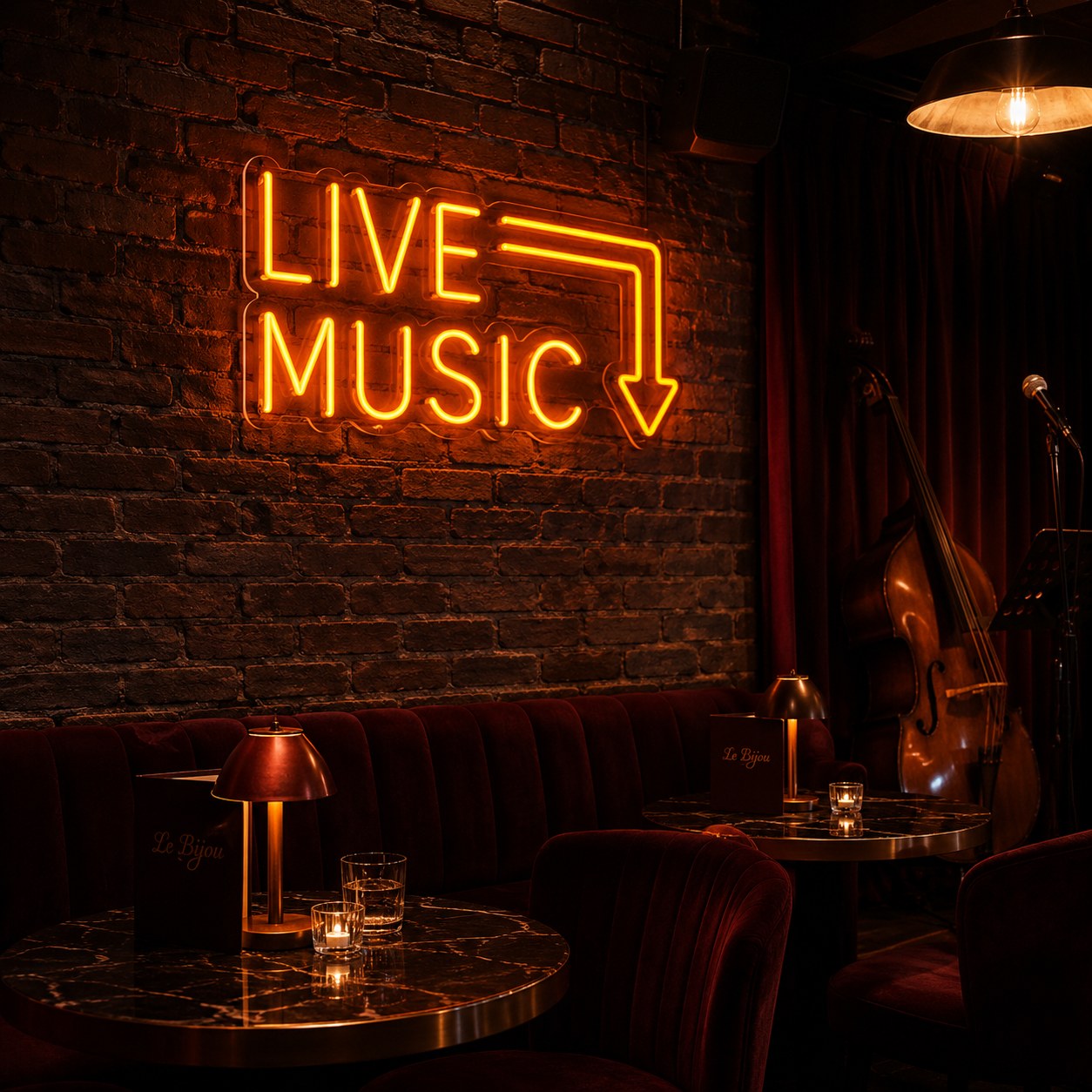 Néon pour bar, hôtel et boutique