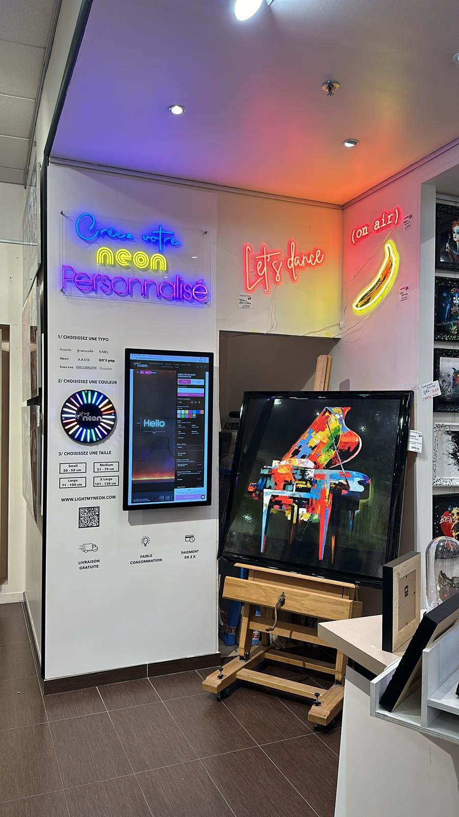 Stand pop-up LMN avec configurateur tactile